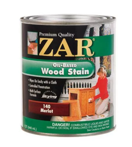 Zar 14012 Wood Stain Oil Base Merlot, 1 Quart